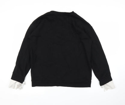 FOREVER 21 Womens Black   Pullover Jumper Size S