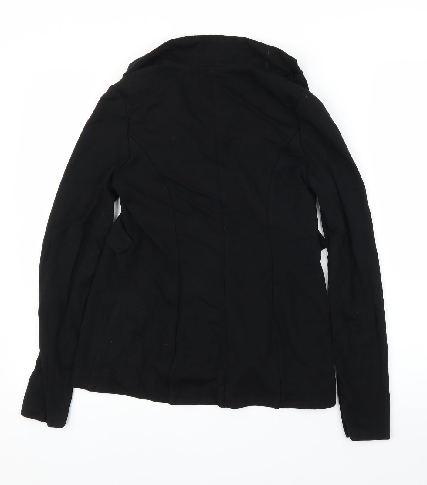 Seraphine Womens Black  Rayon Cardigan Jumper Size 8