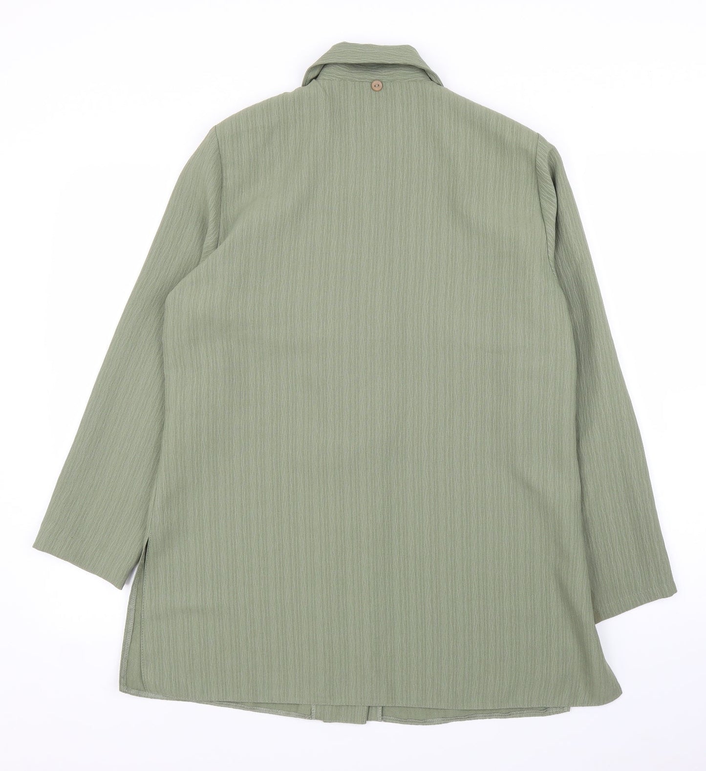 Womens UK Size 14 Bonmarché Green Basic Blouse