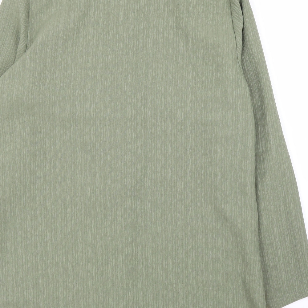 Womens UK Size 14 Bonmarché Green Basic Blouse
