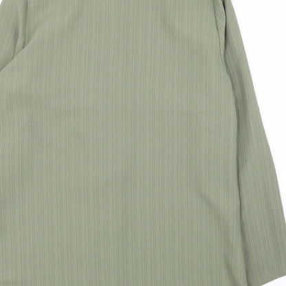 Womens UK Size 14 Bonmarché Green Basic Blouse