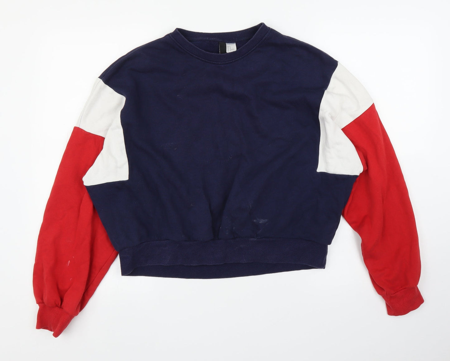 H&M Mens Blue   Pullover Jumper Size M