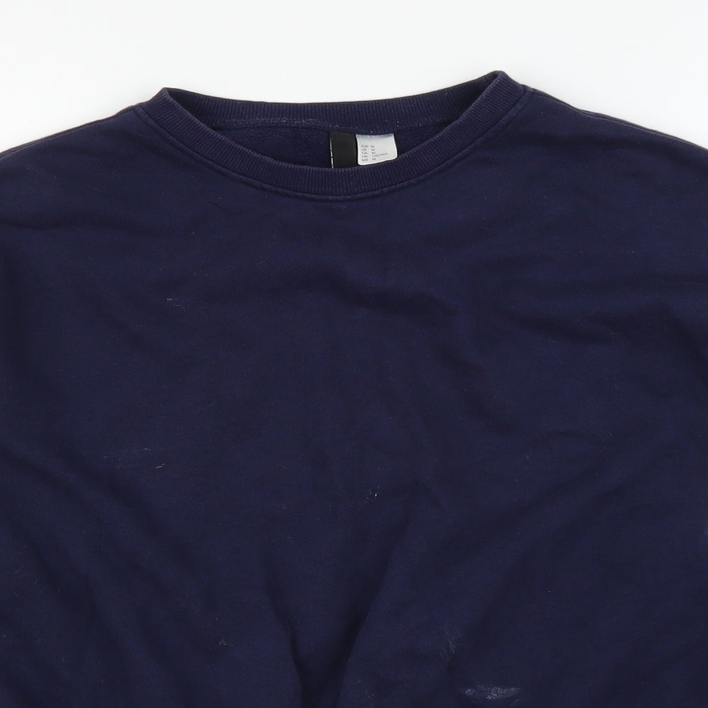 H&M Mens Blue   Pullover Jumper Size M