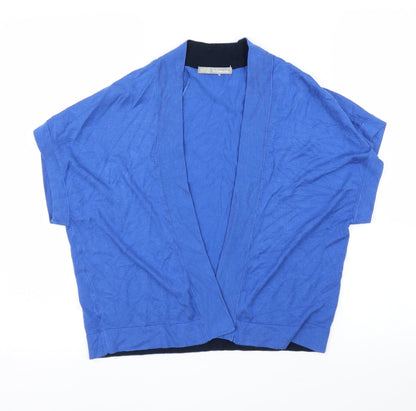 M&S Womens Blue   Cardigan Jumper Size M