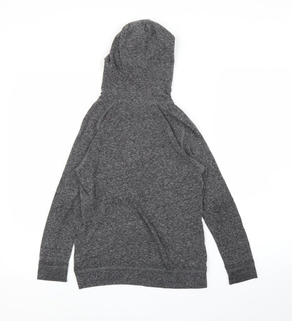 M&S Girls Grey   Pullover Hoodie Size 9-10 Years