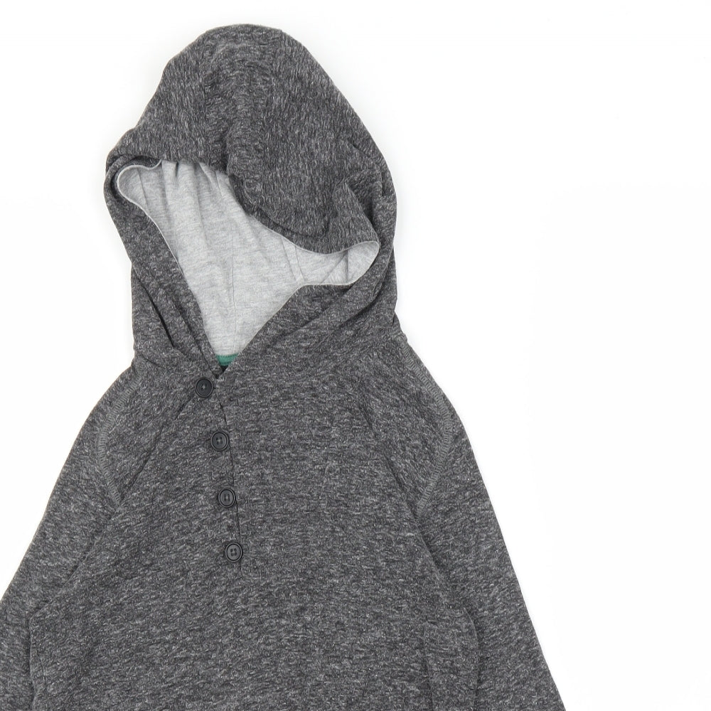 M&S Girls Grey   Pullover Hoodie Size 9-10 Years