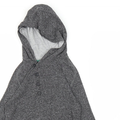M&S Girls Grey   Pullover Hoodie Size 9-10 Years