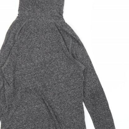 M&S Girls Grey   Pullover Hoodie Size 9-10 Years