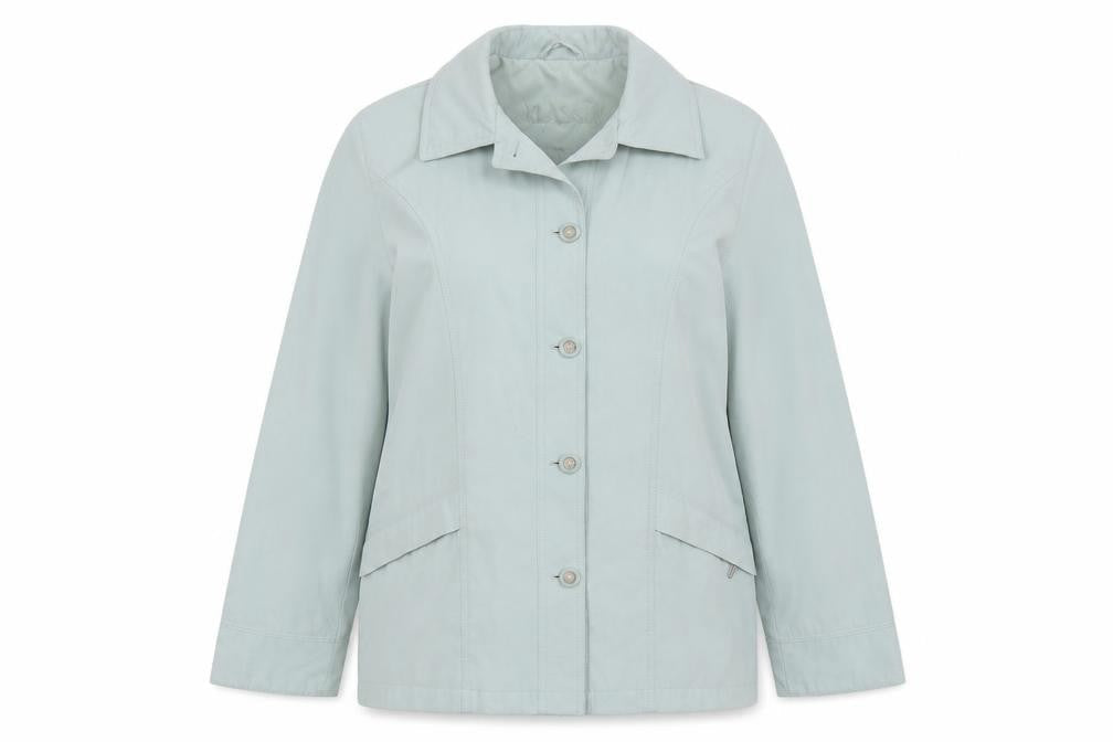 Klassik Womens Green   Overcoat Jacket Size L