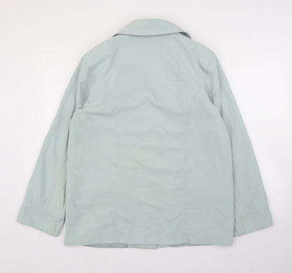 Klassik Womens Green   Overcoat Jacket Size L