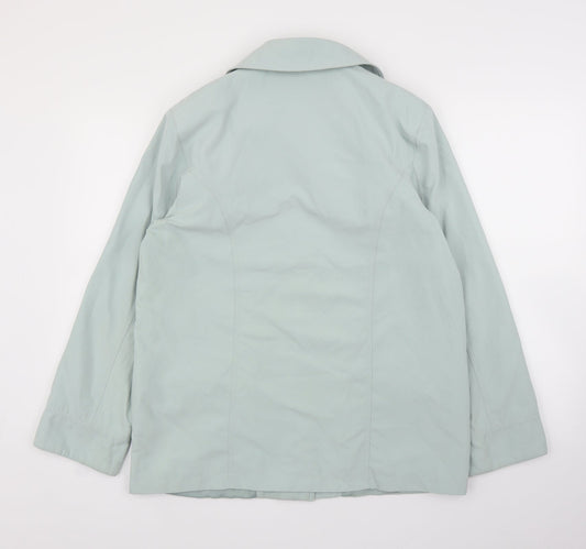 Klassik Womens Green   Overcoat Jacket Size L