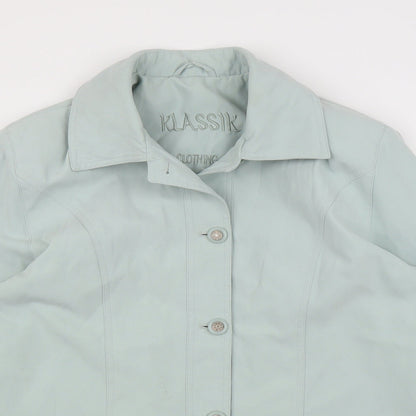 Klassik Womens Green   Overcoat Jacket Size L