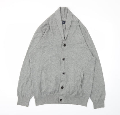 Mens UK Size L Blue Harbour Grey Pullover Sweatshirt