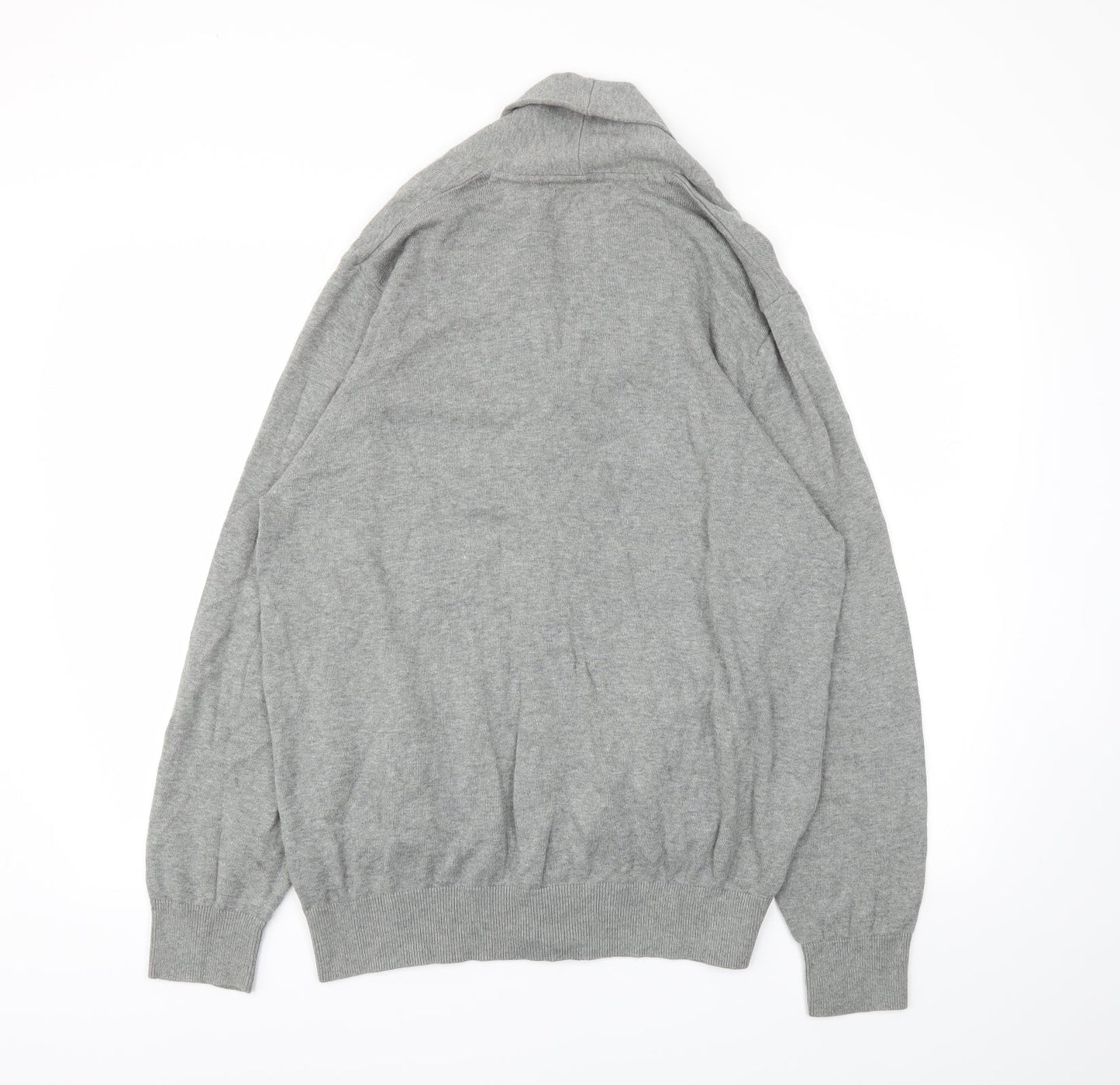 Mens UK Size L Blue Harbour Grey Pullover Sweatshirt