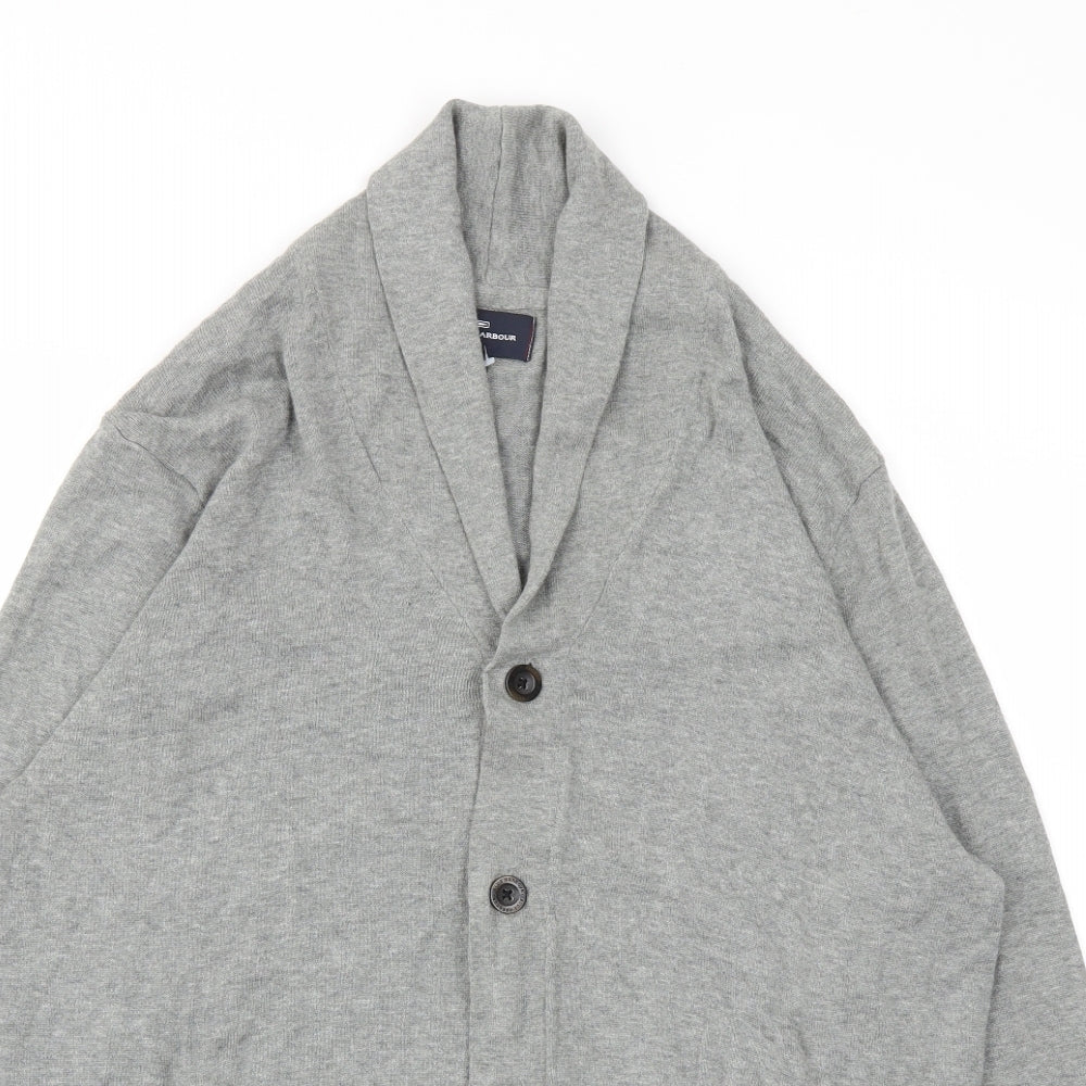 Mens UK Size L Blue Harbour Grey Pullover Sweatshirt
