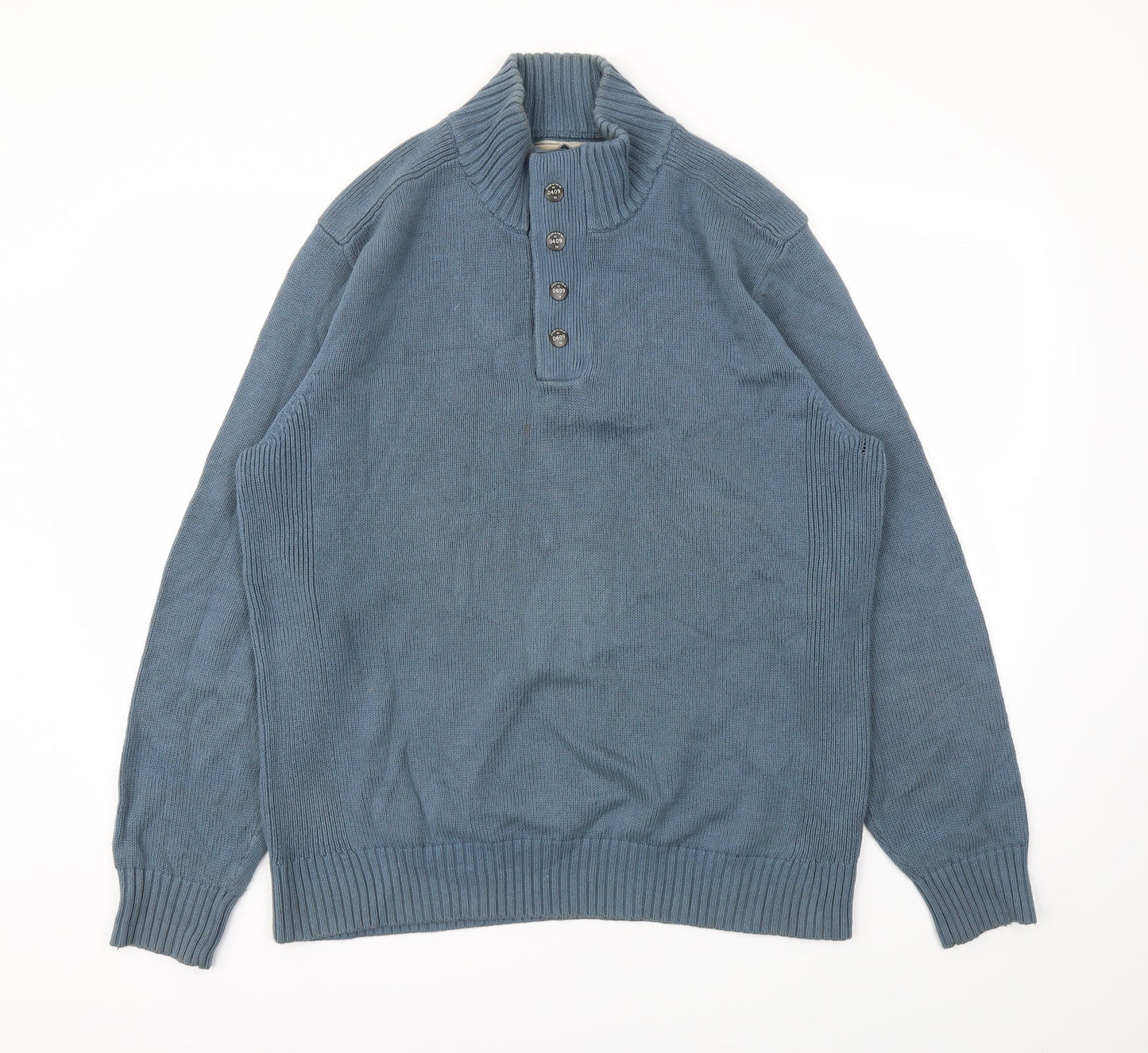 Mens UK Size L NEXT Blue Pullover Sweatshirt