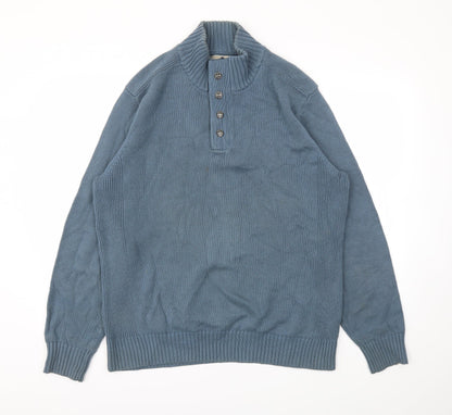 Mens UK Size L NEXT Blue Pullover Sweatshirt