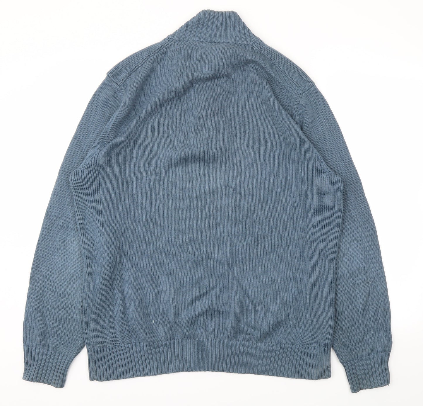 Mens UK Size L NEXT Blue Pullover Sweatshirt