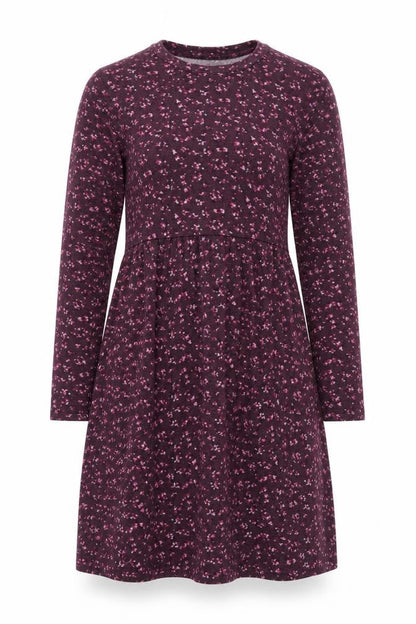 STUDIO  Womens Purple Floral  Fit & Flare  Size 12