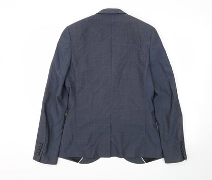 Topman Mens Blue   Jacket Blazer Size 36