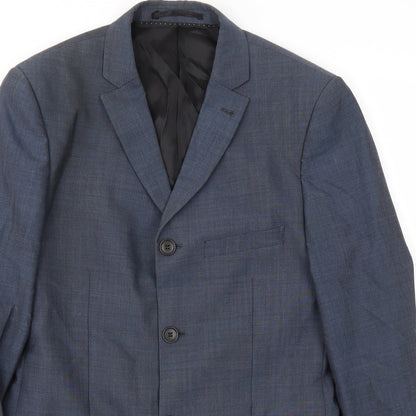 Topman Mens Blue   Jacket Blazer Size 36