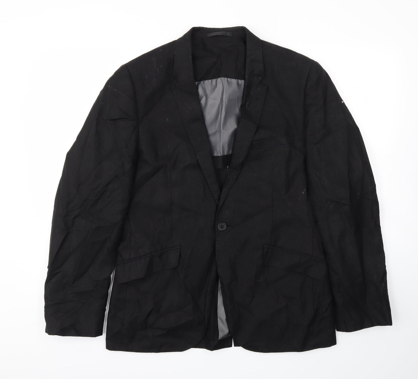 Mens UK Size 40 Butler and Webb Regular Black Suit Jacket