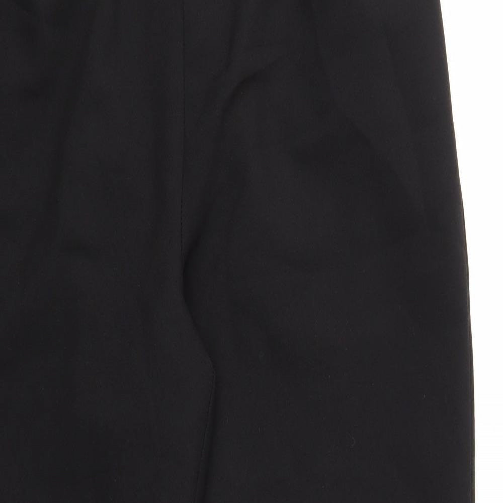 Womens UK Size 16 BM Regular Fit  Black Trousers