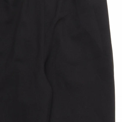 Womens UK Size 16 BM Regular Fit  Black Trousers