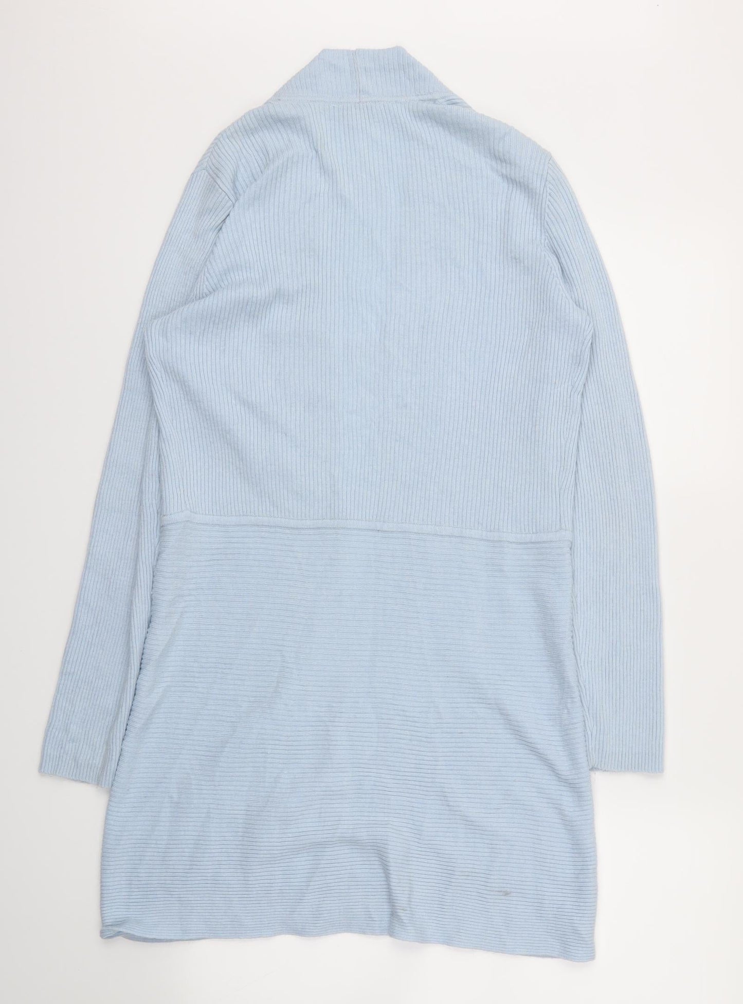 CC Womens Blue Houndstooth  Cardigan Jumper Size S