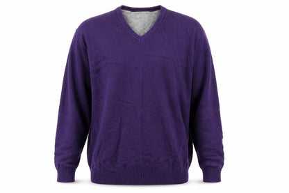 Mens UK Size L Maine Purple Pullover Sweatshirt