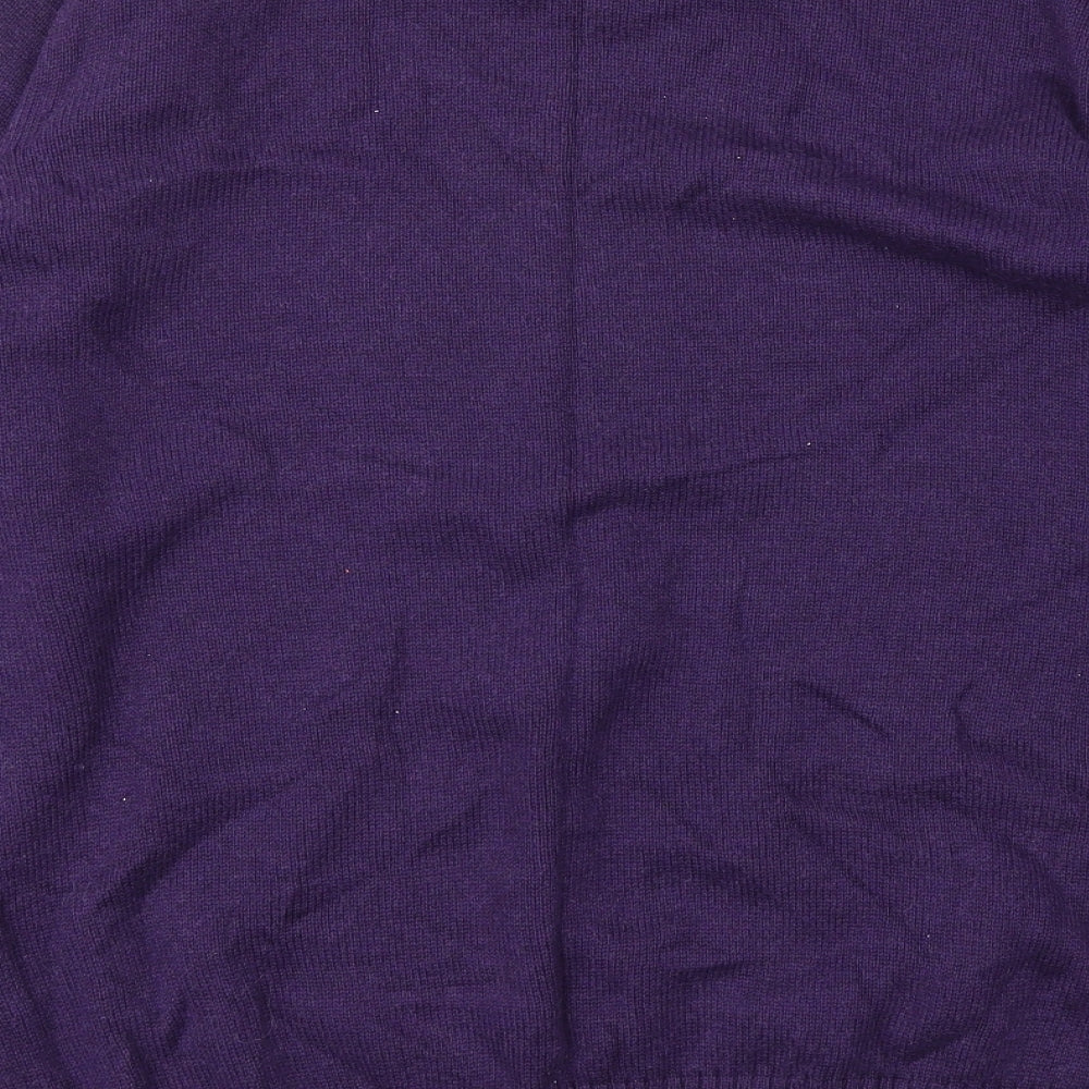 Mens UK Size L Maine Purple Pullover Sweatshirt