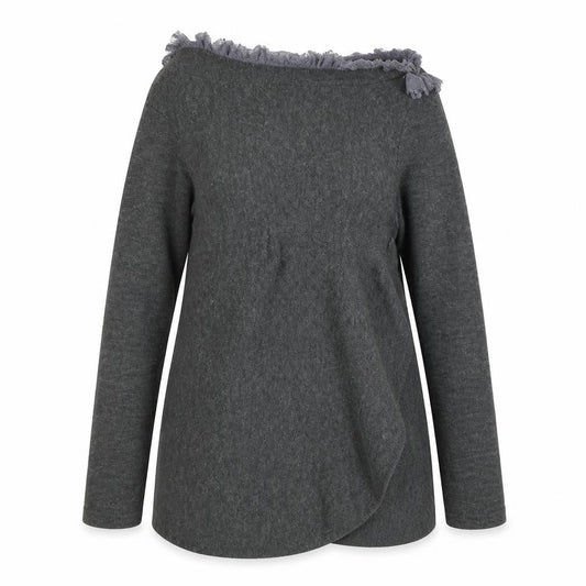 Uttam Boutique Womens Green   Wrap Jumper Size M