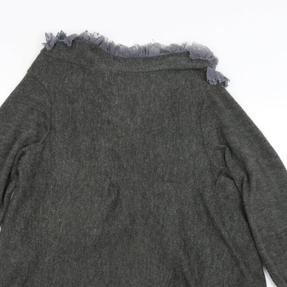 Uttam Boutique Womens Green   Wrap Jumper Size M