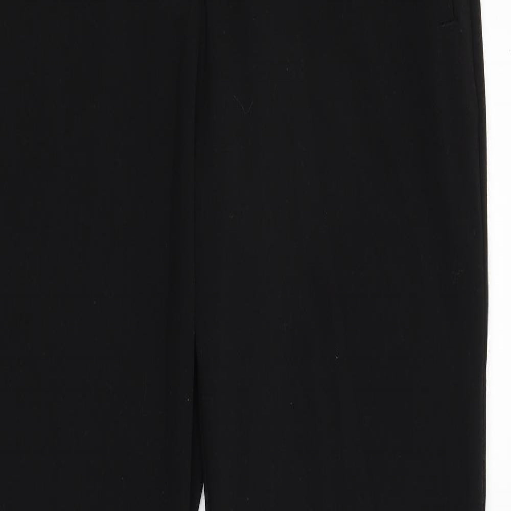 M&S Womens Black   Dress Pants Trousers Size 12 L32.5 in