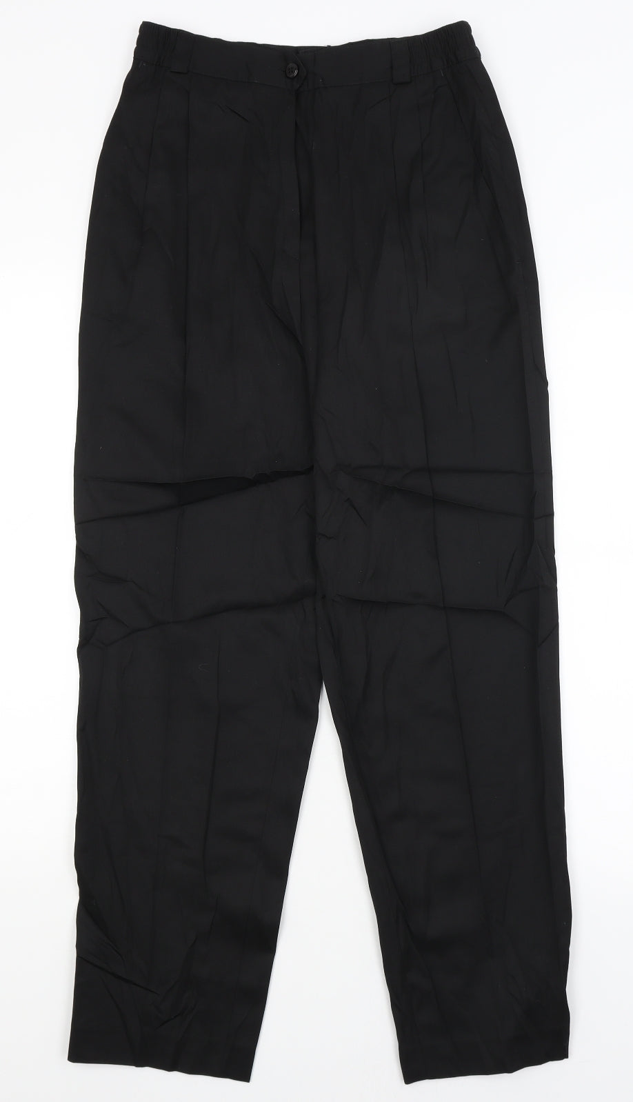 Primeur Womens Black   Dress Pants Trousers Size 12 L28 in