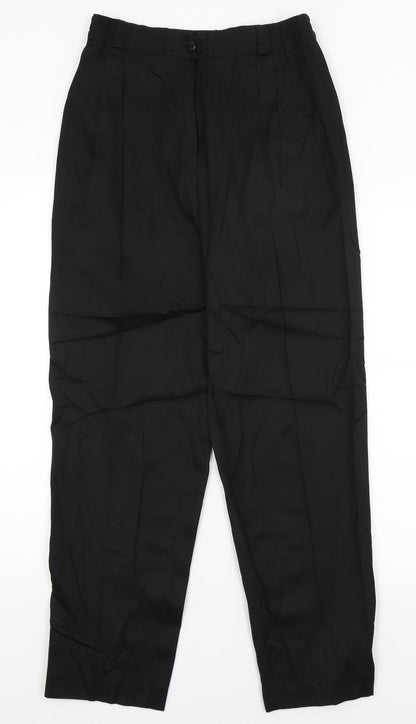 Primeur Womens Black   Dress Pants Trousers Size 12 L28 in