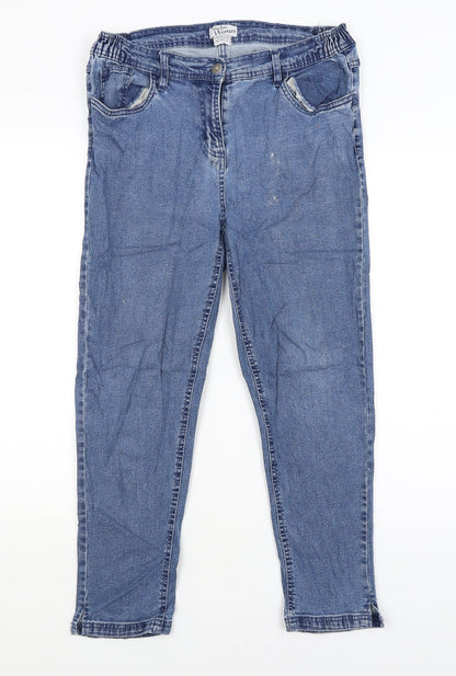 Atlas Womens Blue   Straight Jeans Size 12 L24.5 in
