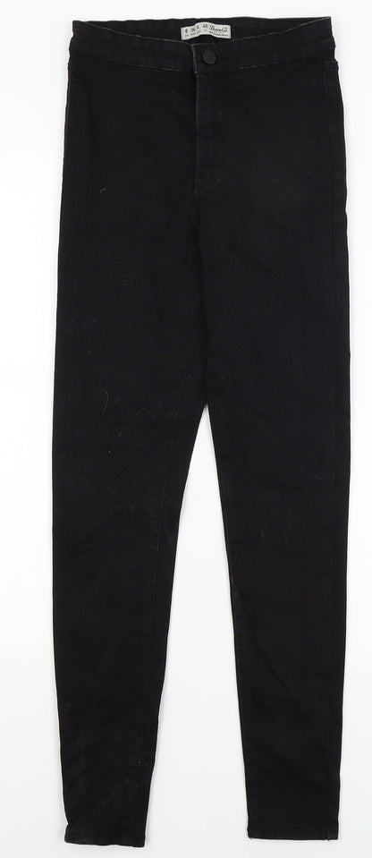 Denim Co Womens Black   Skinny Jeans Size 8 L27 in