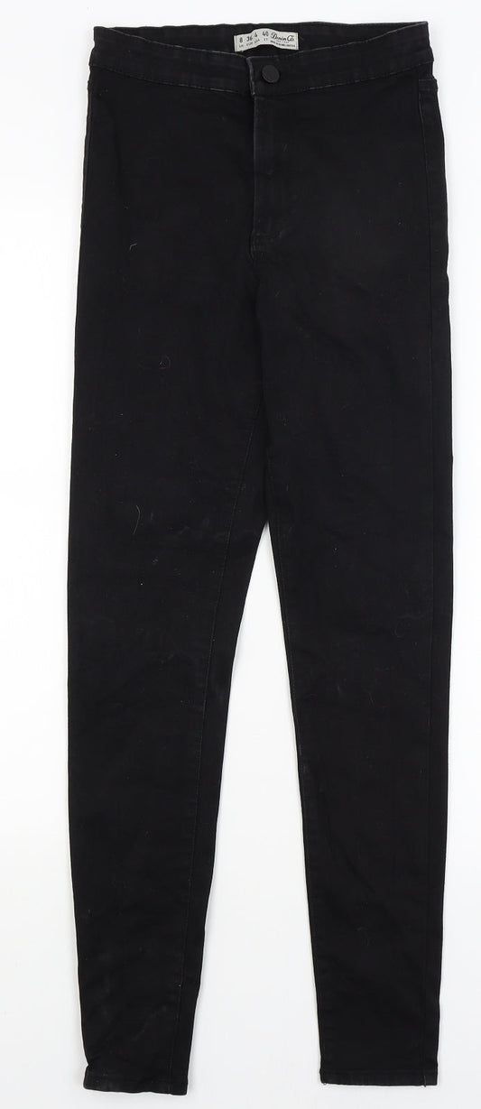 Denim Co Womens Black   Skinny Jeans Size 8 L27 in