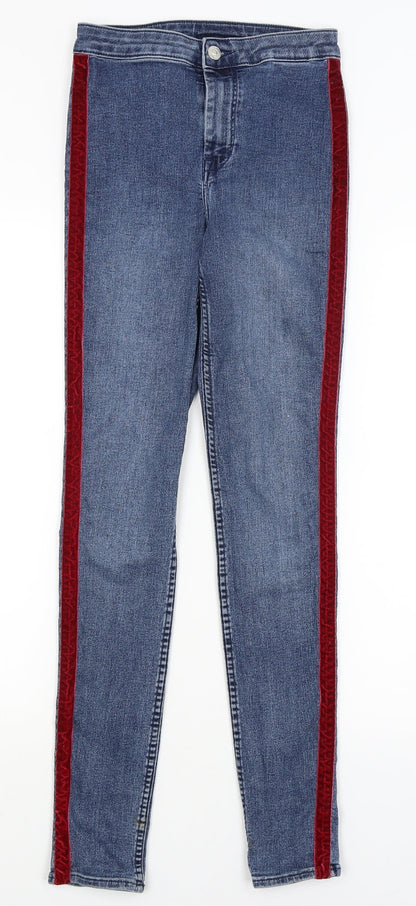 Womens UK Size 6 Divided Slim Fit Skinny Blue Jeans