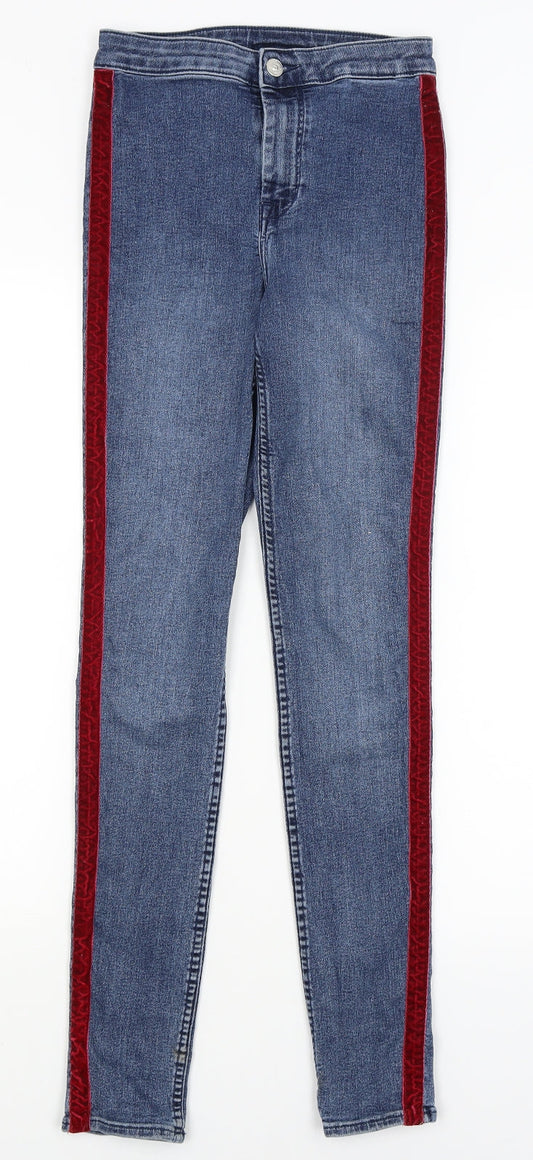 Womens UK Size 6 Divided Slim Fit Skinny Blue Jeans
