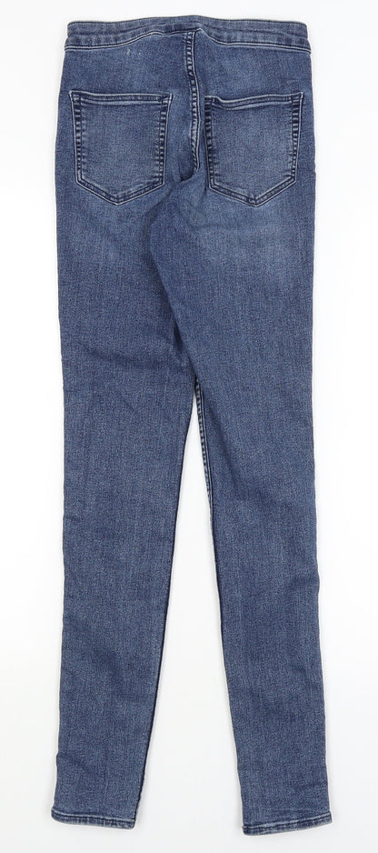 Womens UK Size 6 Divided Slim Fit Skinny Blue Jeans