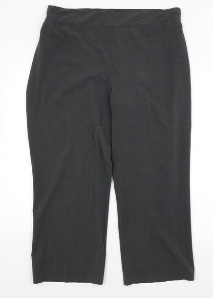 Simply Stockshop Womens Grey   Trousers  Size 20 L25 in