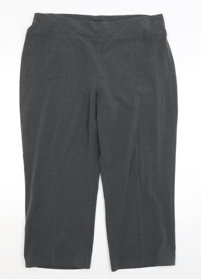 Simply Stockshop Womens Grey   Trousers  Size 20 L24 in