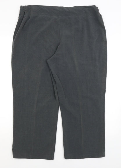 Simply Stockshop Womens Grey   Trousers  Size 20 L24 in