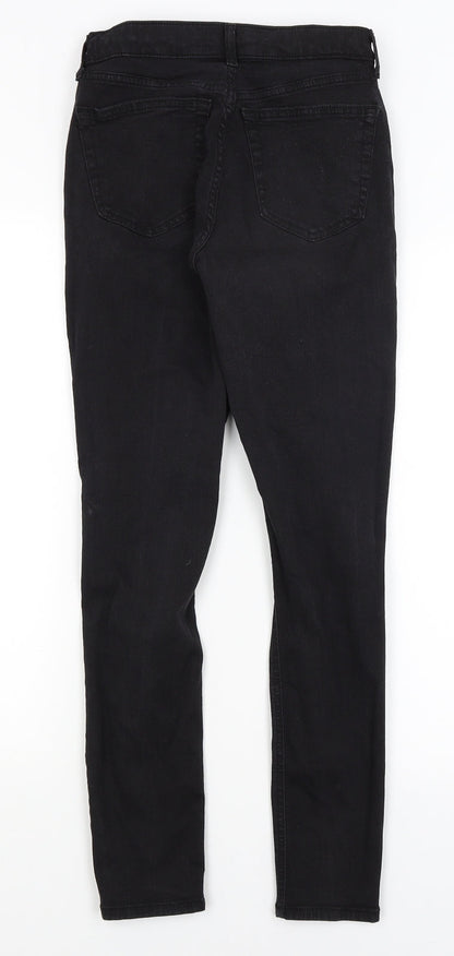 Mens UK Size 26 in Topshop Regular Fit Skinny Black Jeans