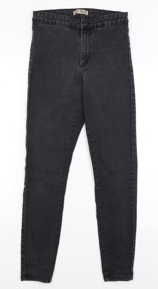 Denim Co Womens Black   Skinny Jeans Size 14 L27 in