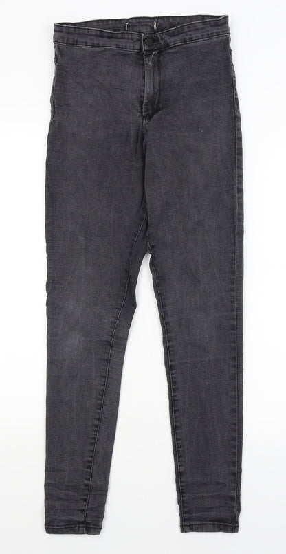 Denim Co Womens Black   Skinny Jeans Size 12 L28.5 in