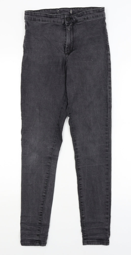 Denim Co Womens Black   Skinny Jeans Size 12 L28.5 in