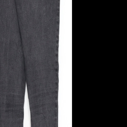 Denim Co Womens Black   Skinny Jeans Size 12 L28.5 in